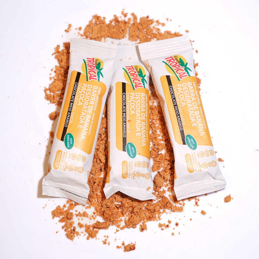 Barra de Banana Caixa com 18un de 25g