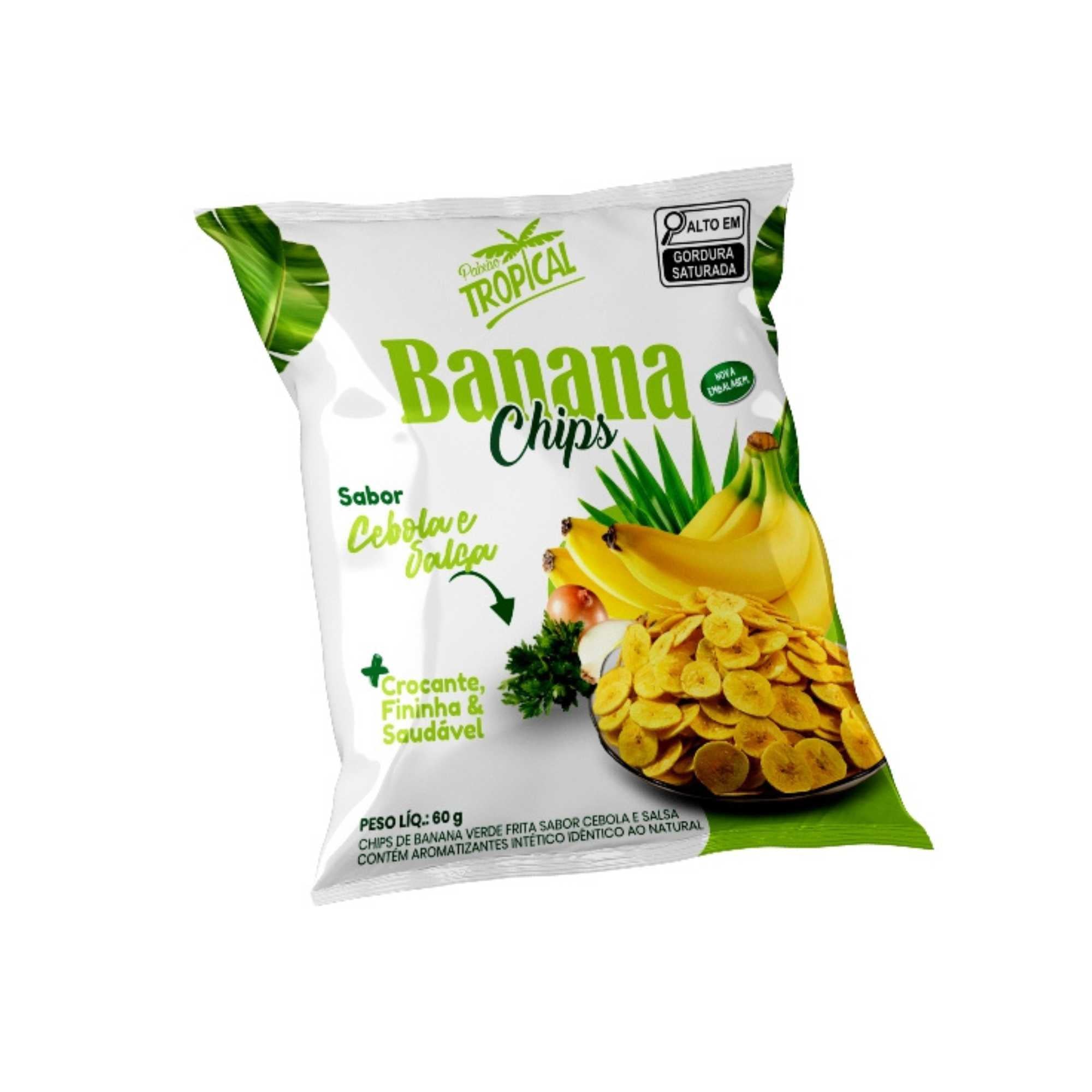 Banana Chips Cebola e Salsa 60g