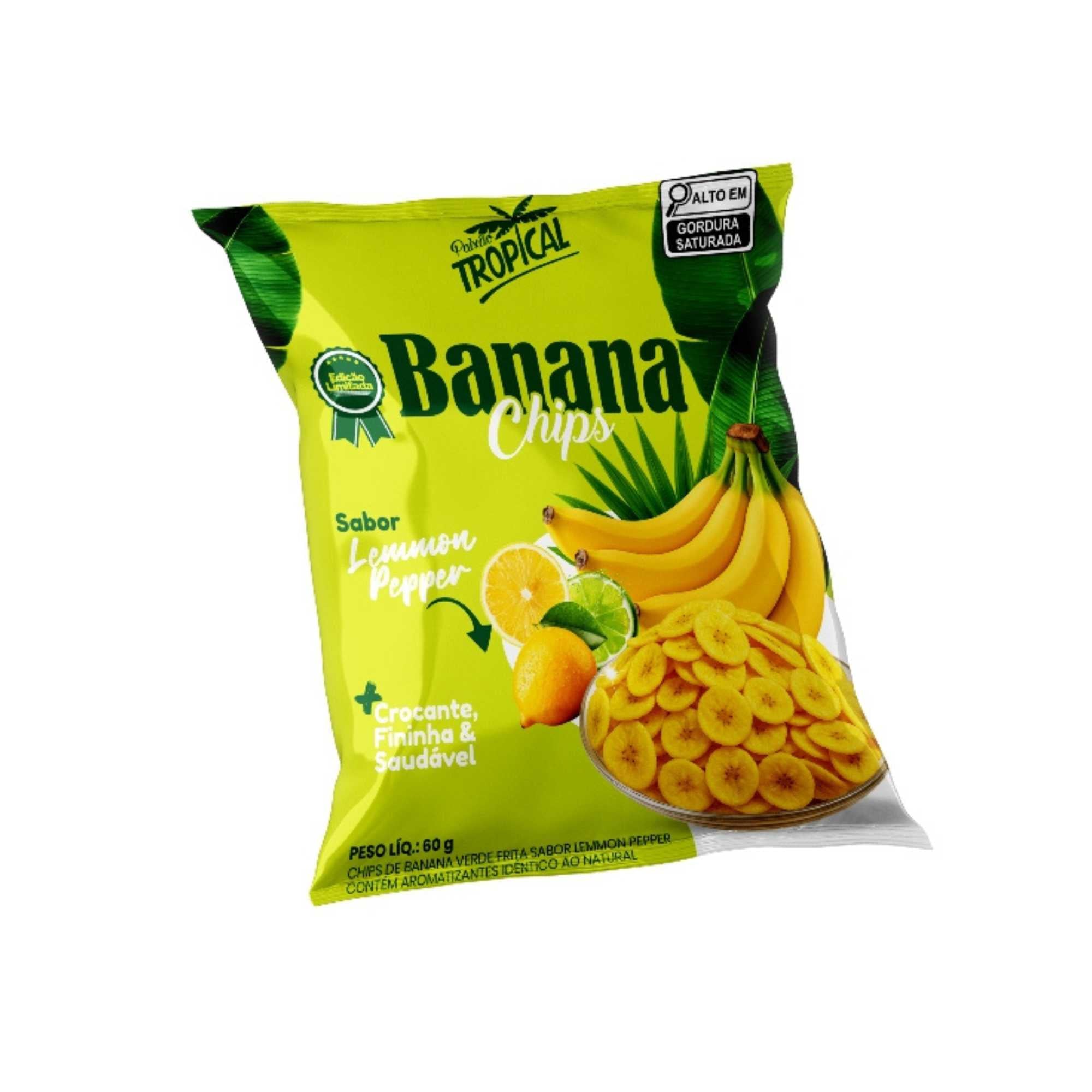 Banana Chips Lemon Pepper 60g