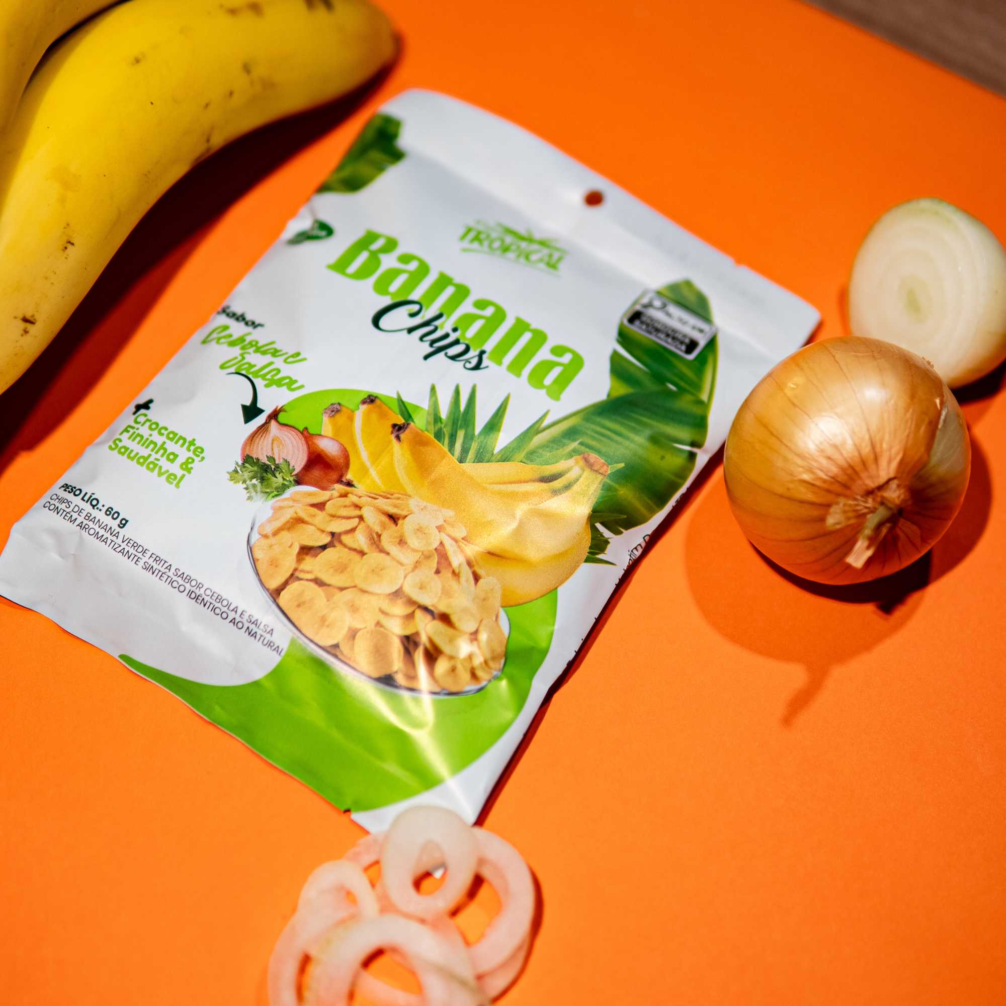 Banana Chips Cebola e Salsa 60g