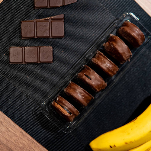 Alfajor de Banana Desidratada e Coco - Caixa com 6un de 30g