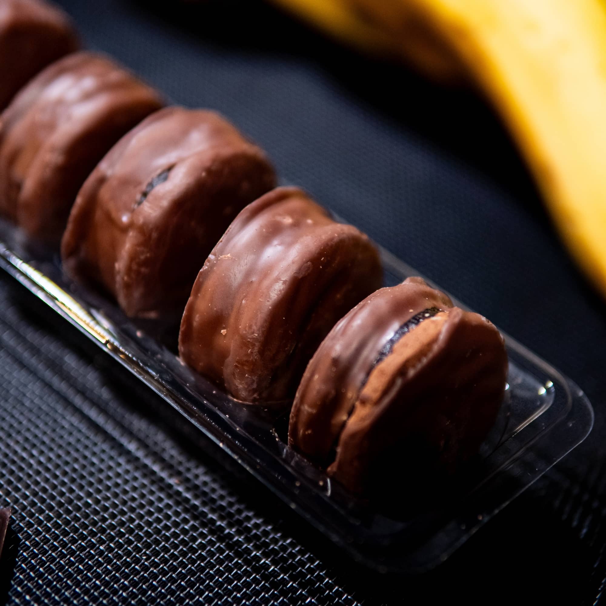 Alfajor de Banana Desidratada e Coco - Caixa com 6un de 30g