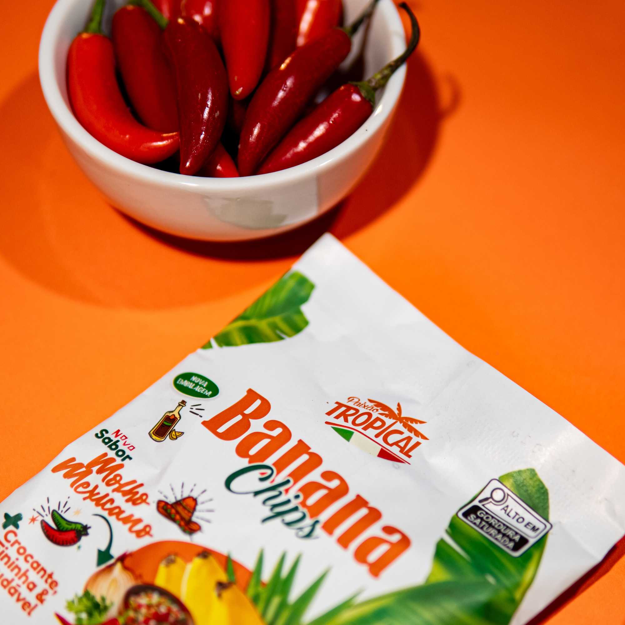 Banana Chips Molho Mexicano 60g