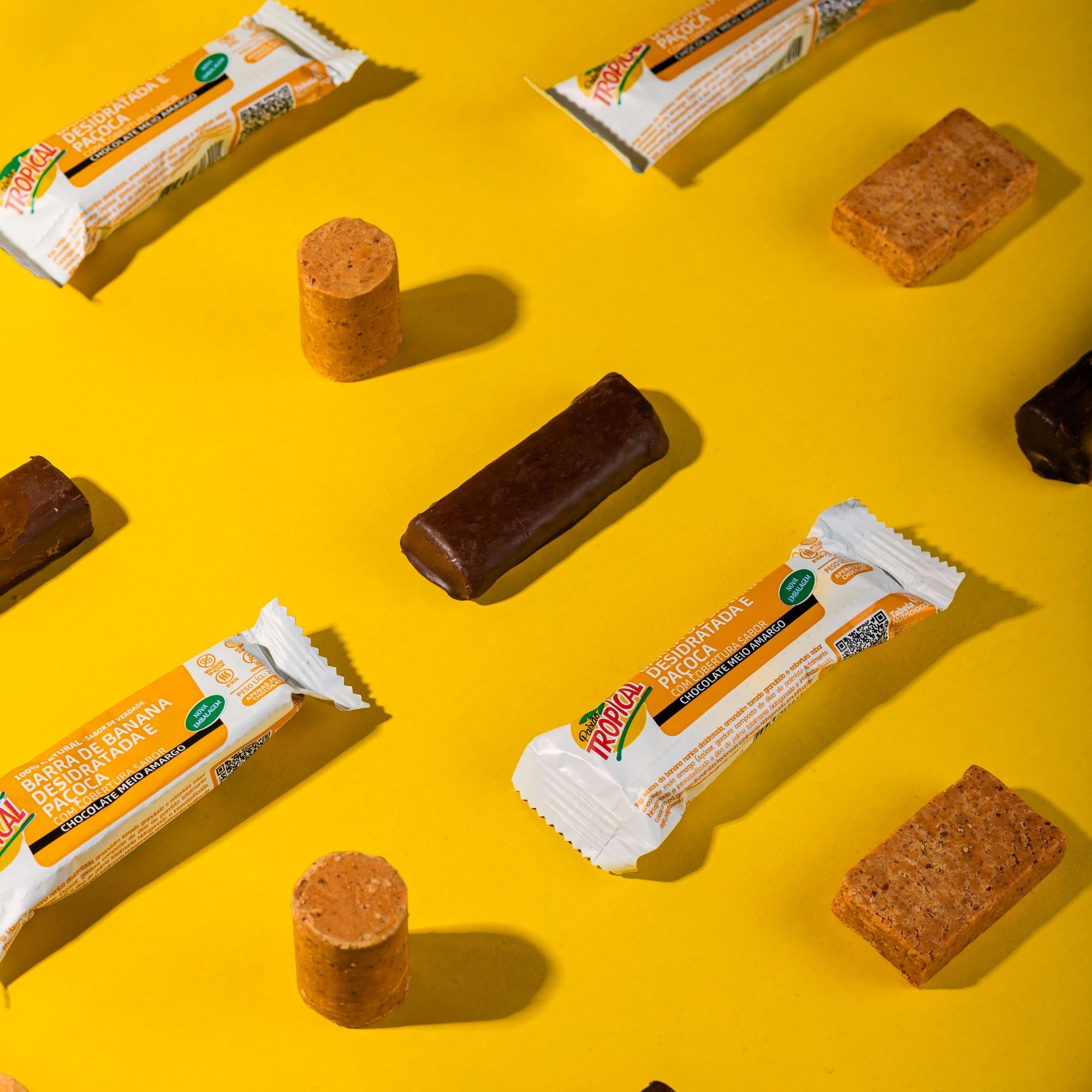 Barra de Banana e Paçoca - Caixa com 18un de 25g