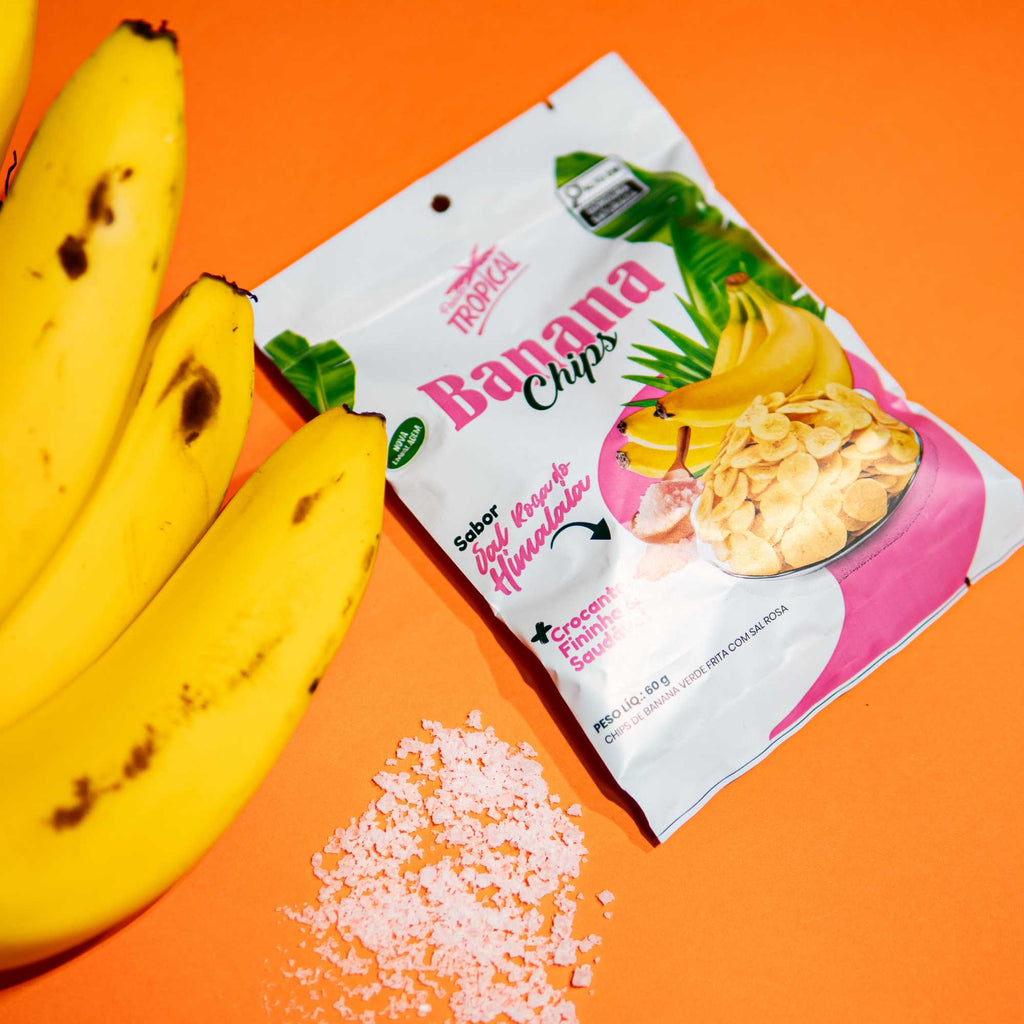Banana Chips Sal Rosa do Himalaia 60g