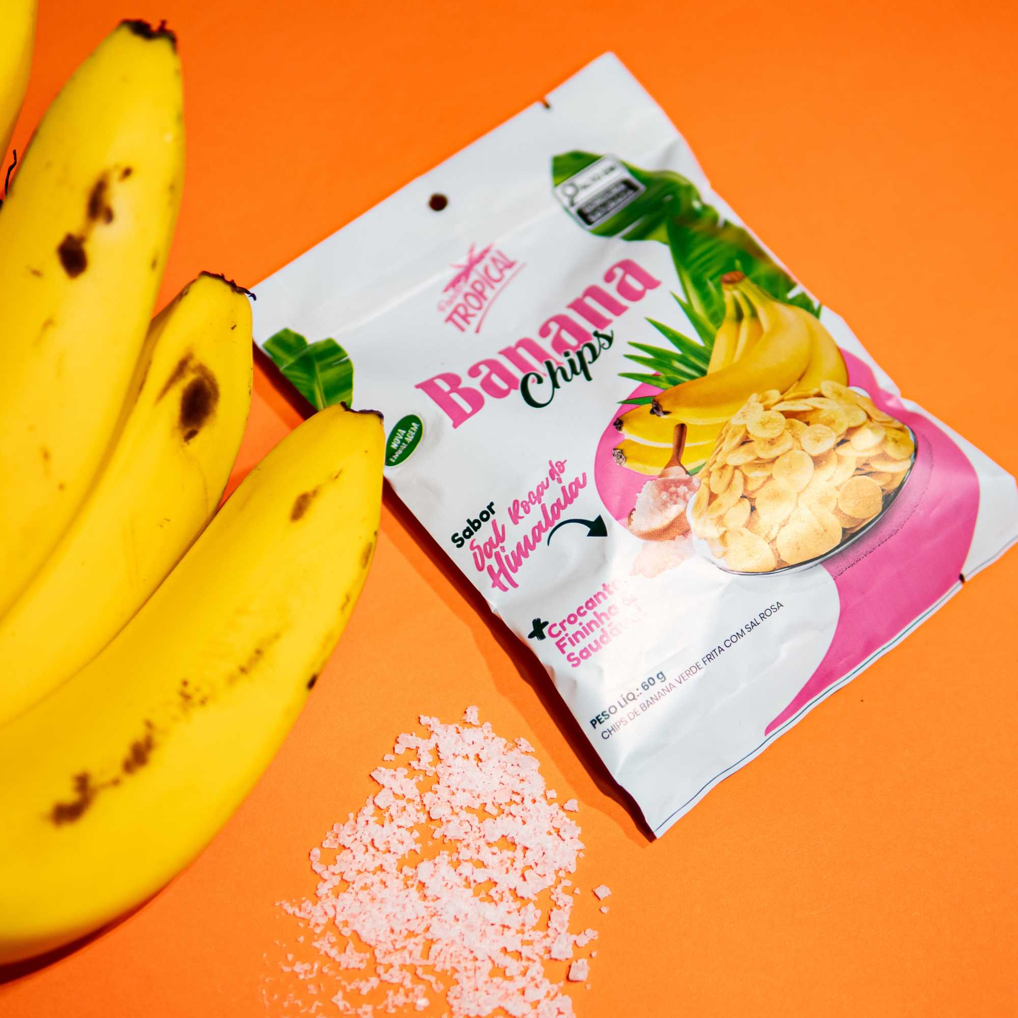 Banana Chips Sal Rosa do Himalaia 60g