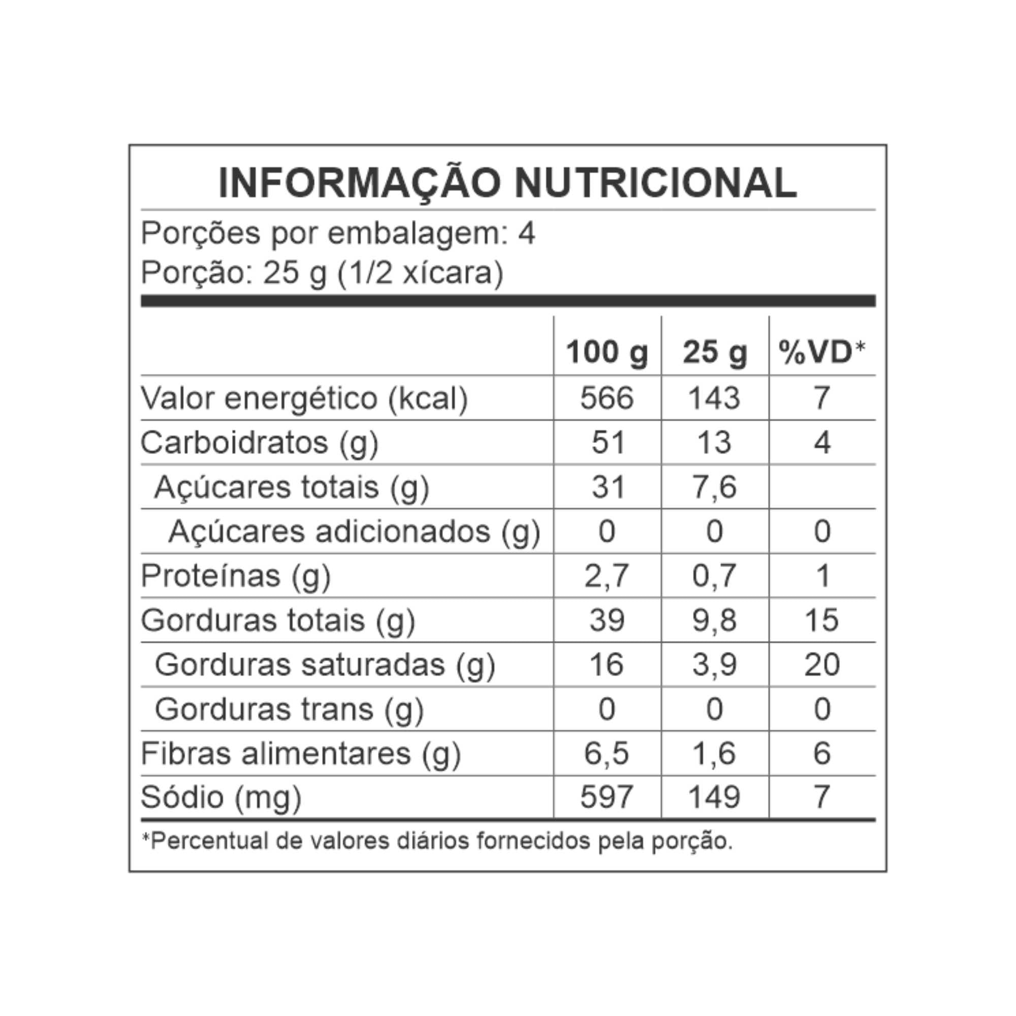 Banana Chips Molho Mexicano 60g