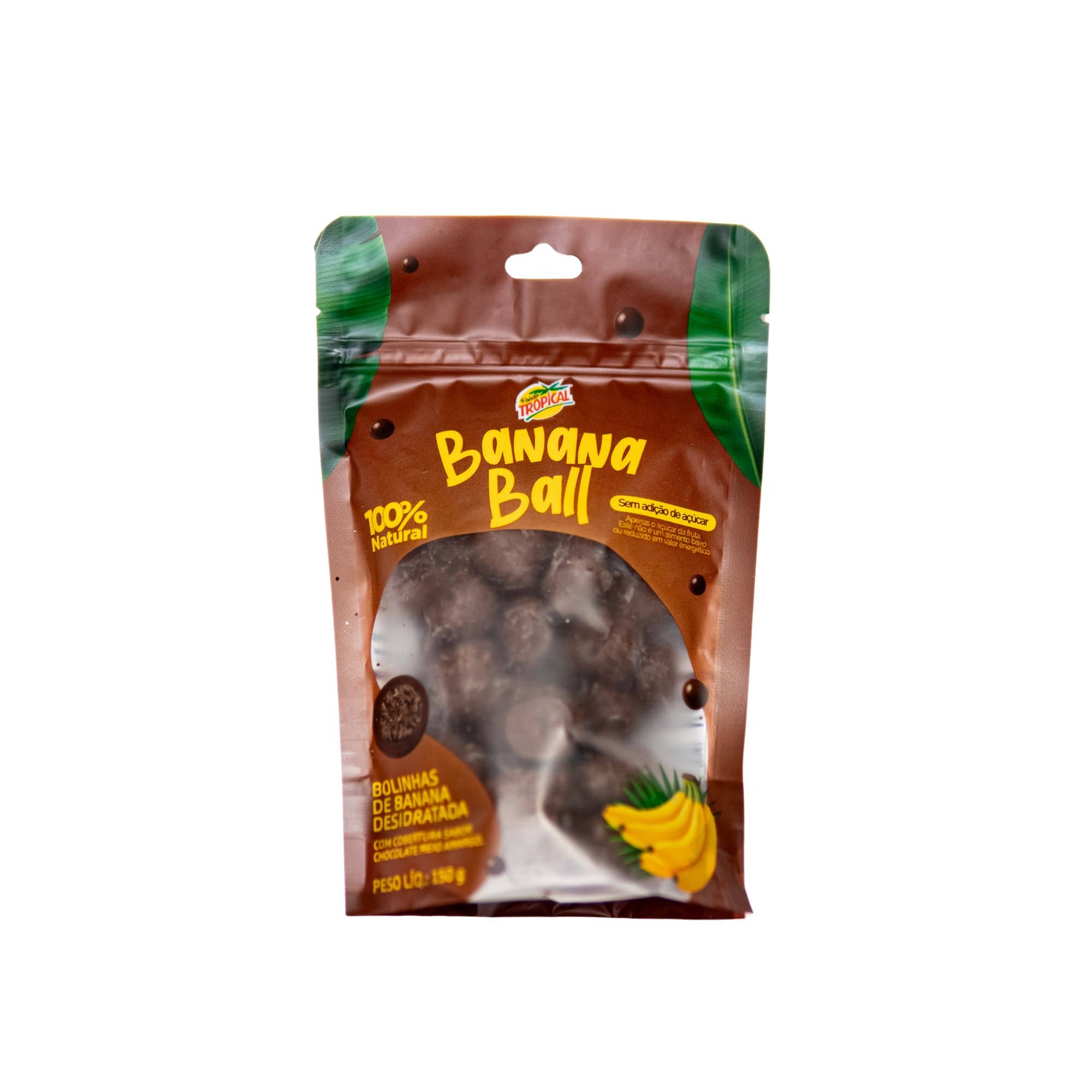 Banana Ball coberta com Chocolate 150G